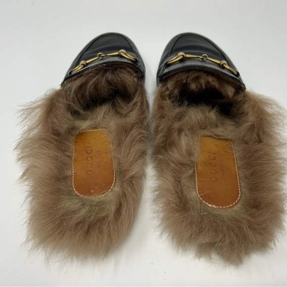 Gucci Princetown Mules with Fur Size - Picture 4 of 9